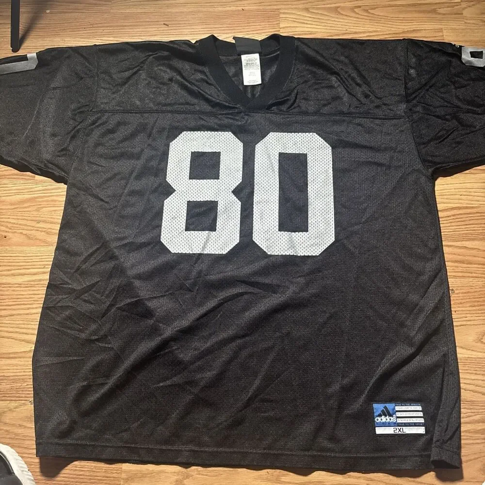 Vintage Oakland Raiders Jerry Rice #80 Adidas Jersey XXL Black NFL